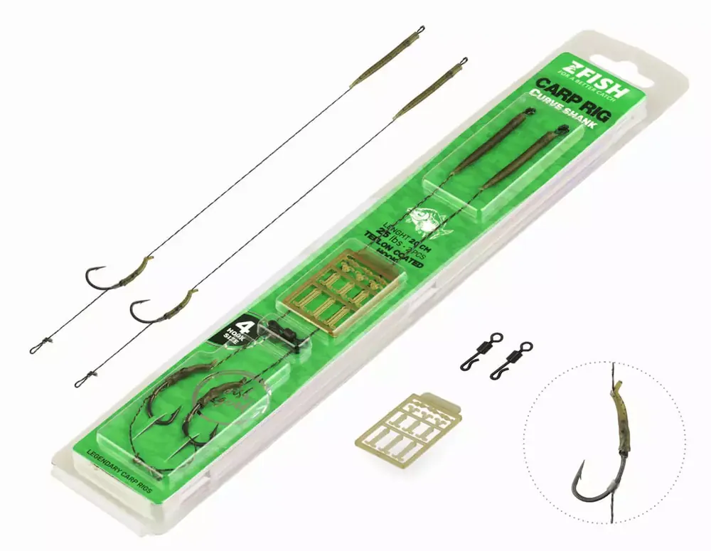 Cenový Hit ZFISH Návazec Curve Shank Carp Rig