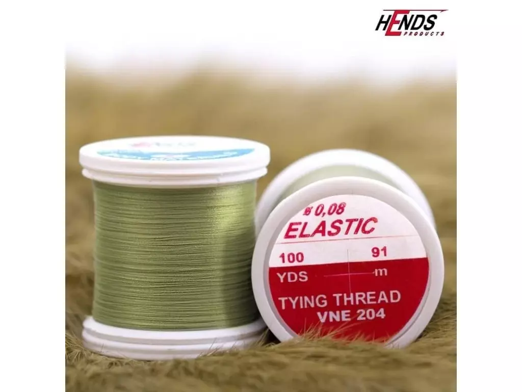 Vysoce Kvalitní HENDS Nit ELASTIC - SVĚTLE OLIVOVÁ 0,08 mm