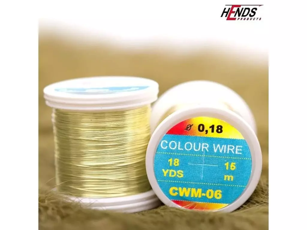 Nejlepší Cena HENDS Drátek COLOUR WIRE - ŽLUTÁ 0,09mm