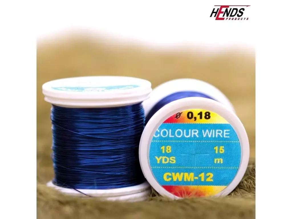 HENDS Drátek COLOUR WIRE - MODRÁ 0,09mm Rychlé Dodání