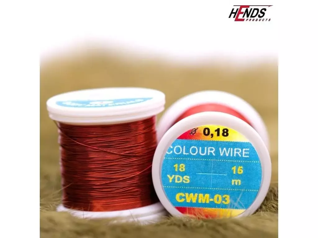 Ihned K Objednání HENDS Drátek COLOUR WIRE - ČERVENÁ 0,09mm
