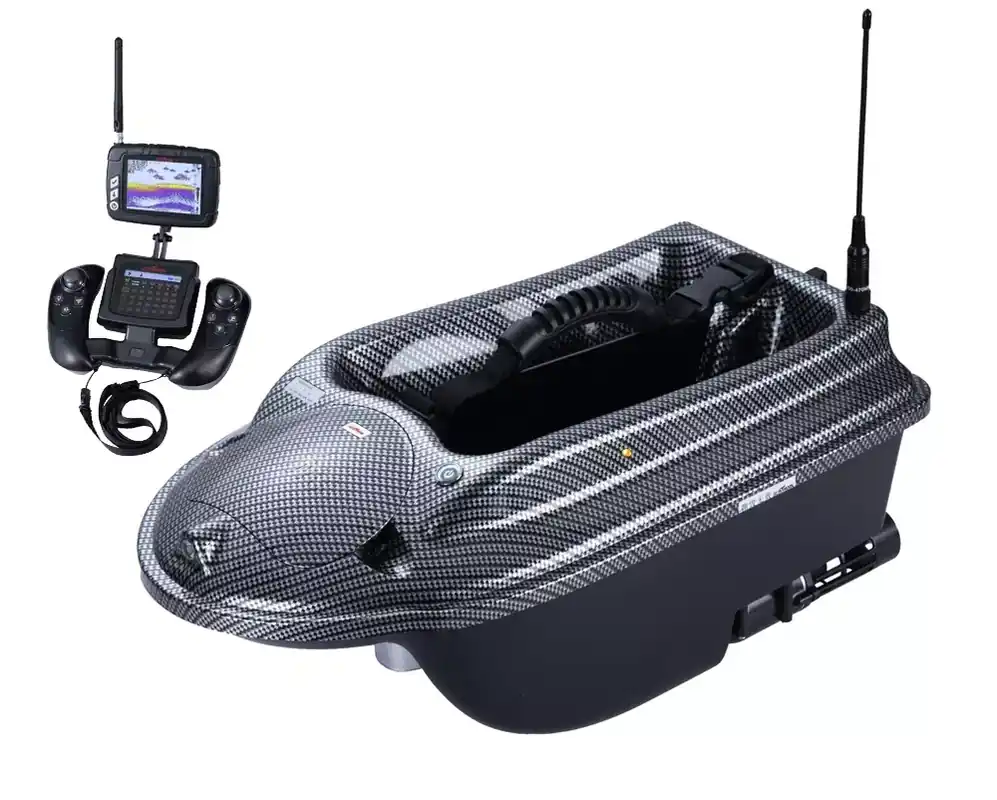BOATMAN Zavážecí lodička ACTOR PLUS PRO s GPS a Echolotem- Carbon Omezená Nabídka