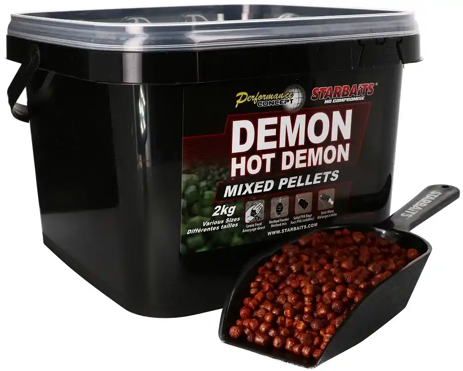 Pouze Dnes STARBAITS Pelety Mixed Hot Demon 2kg
