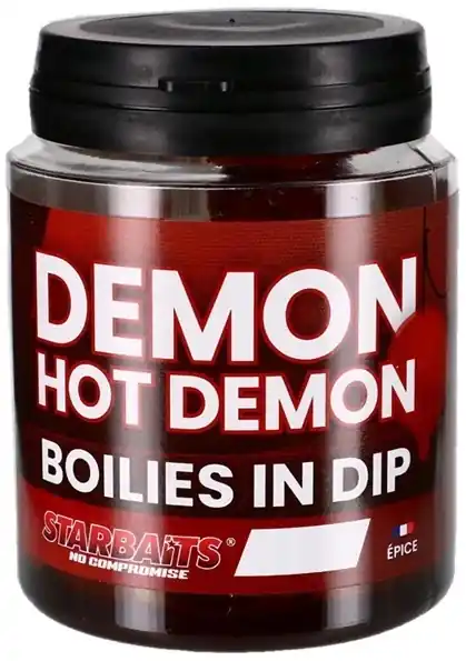 Akční Cena STARBAITS Boilies in Dip Hot Demon 150g