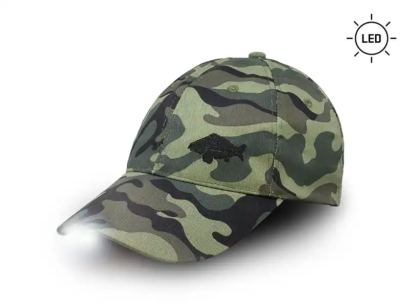 LED kšiltovka Delphin OutLINE Camo Víkendová Akce