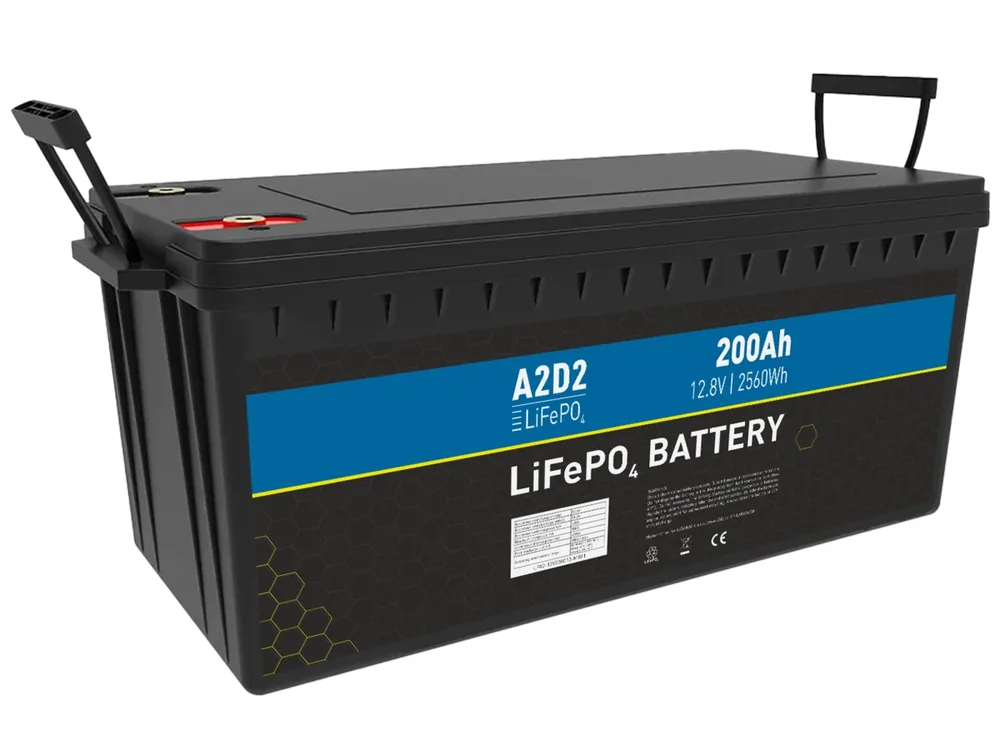 Autentický A2D2 baterie LiFePO4 12,8V 200Ah M8