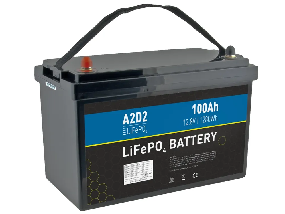 Nová Kolekce A2D2 baterie LiFePO4 12,8V 100Ah M8