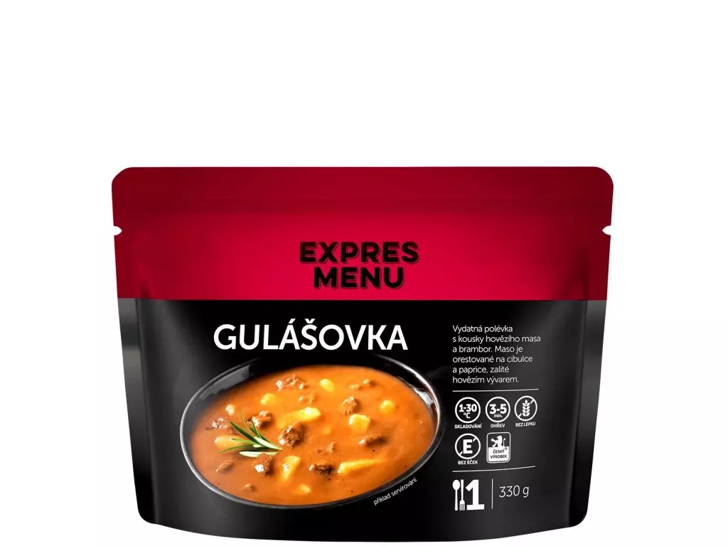 EXPRES MENU Gulášovka - 1 porce Tovární Cena