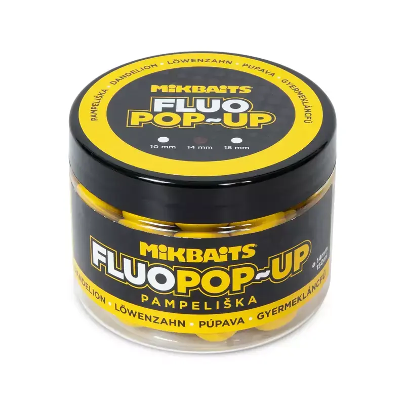 MIKBAITS Mega fluo pop-up 300ml - Pampeliška 25mm Odeslání Ihned