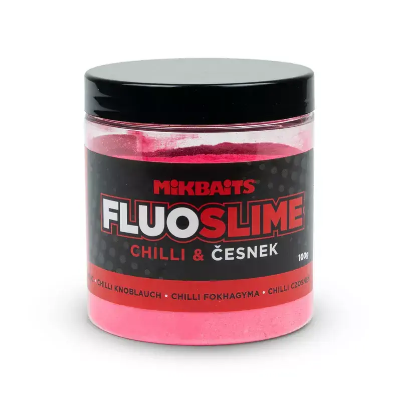 Novinka MIKBAITS Fluo slime obalovací dip 100g - Chilli Česnek