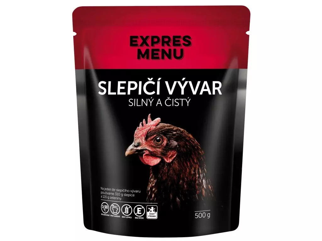 Časově Omezené EXPRES MENU Vývar slepičí - 2 porce
