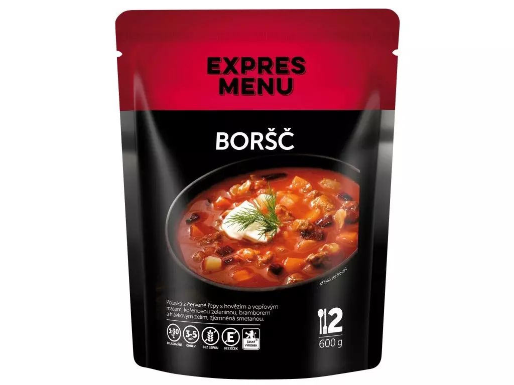 EXPRES MENU Boršč - 2 porce Dokud Zásoby Vydrží