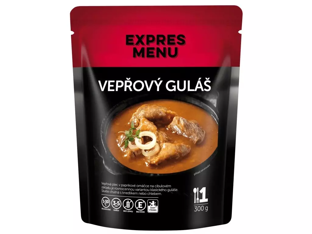 EXPRES MENU Vepřový guláš- 1 porce Bezpečná Platba