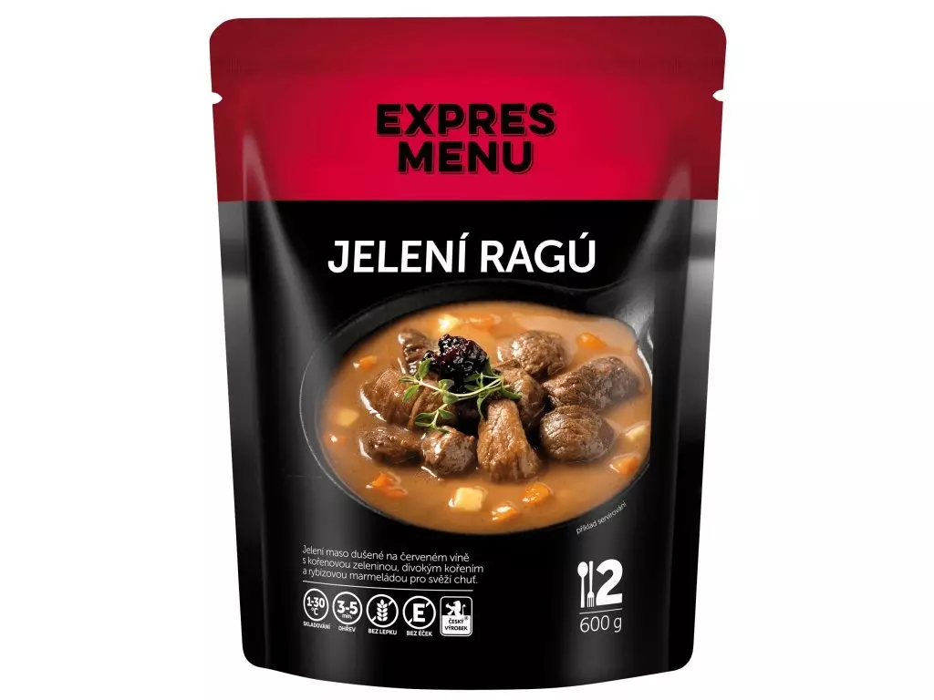 Pouze Dnes EXPRES MENU Jelení ragú - 2 porce