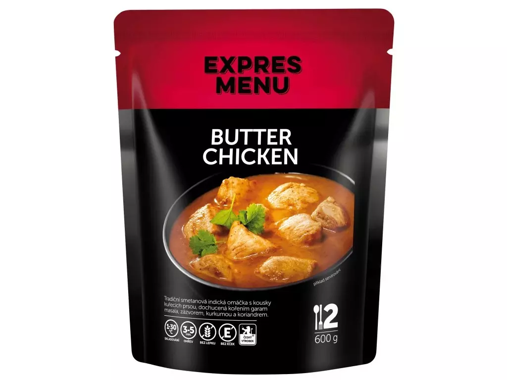 Super Cena EXPRES MENU Butter chicken - 2 Porce