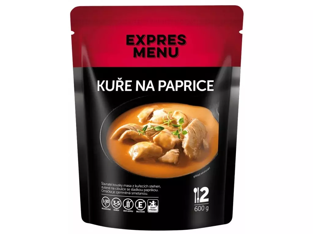 EXPRES MENU Kuře na paprice - 2 porce Nízká Cena