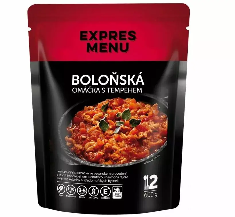 EXPRES MENU Boloňská omáčka s tempehem - 2 porce Zlevněný