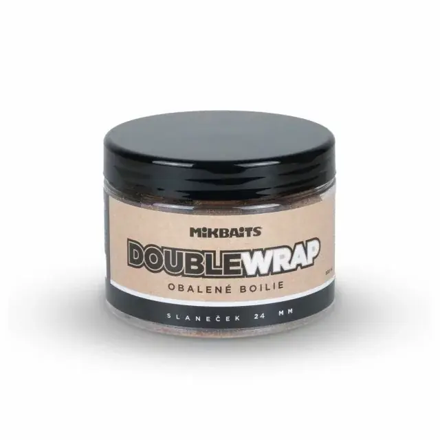 Značkový MIKBAITS ManiaQ Double Wrap boilie 500ml - Slaneček 24mm