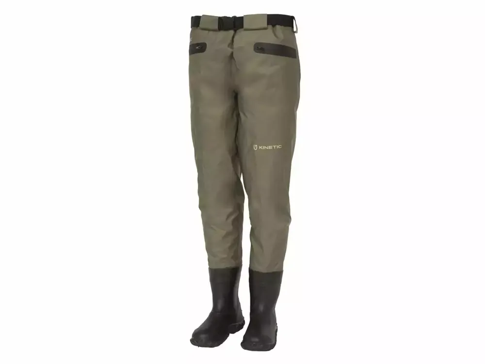 Aktuální KINETIC Brodící kalhoty CLASSICGAITER BOOTFOOT PANT (P) Olive
