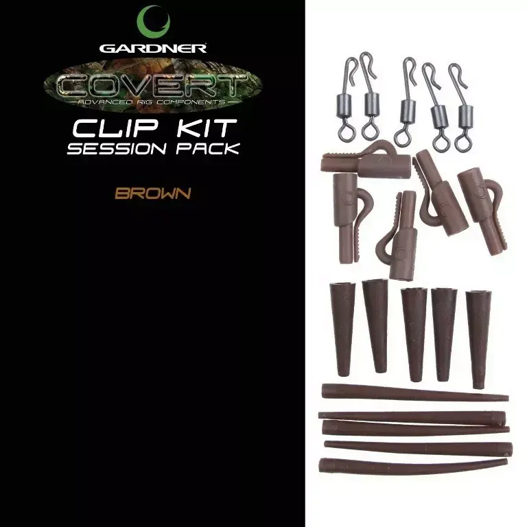 GARDNER Systémek Covert Clip Kit Pack (Průhledná hnědá) VÝPRODEJ Odeslání Ihned