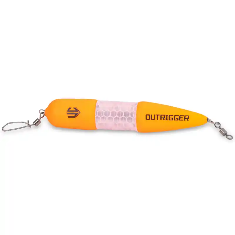 Vysoce Kvalitní SAENGER Uni Cat plovák Reflector Outrigger Float oranžový 95mm 1ks