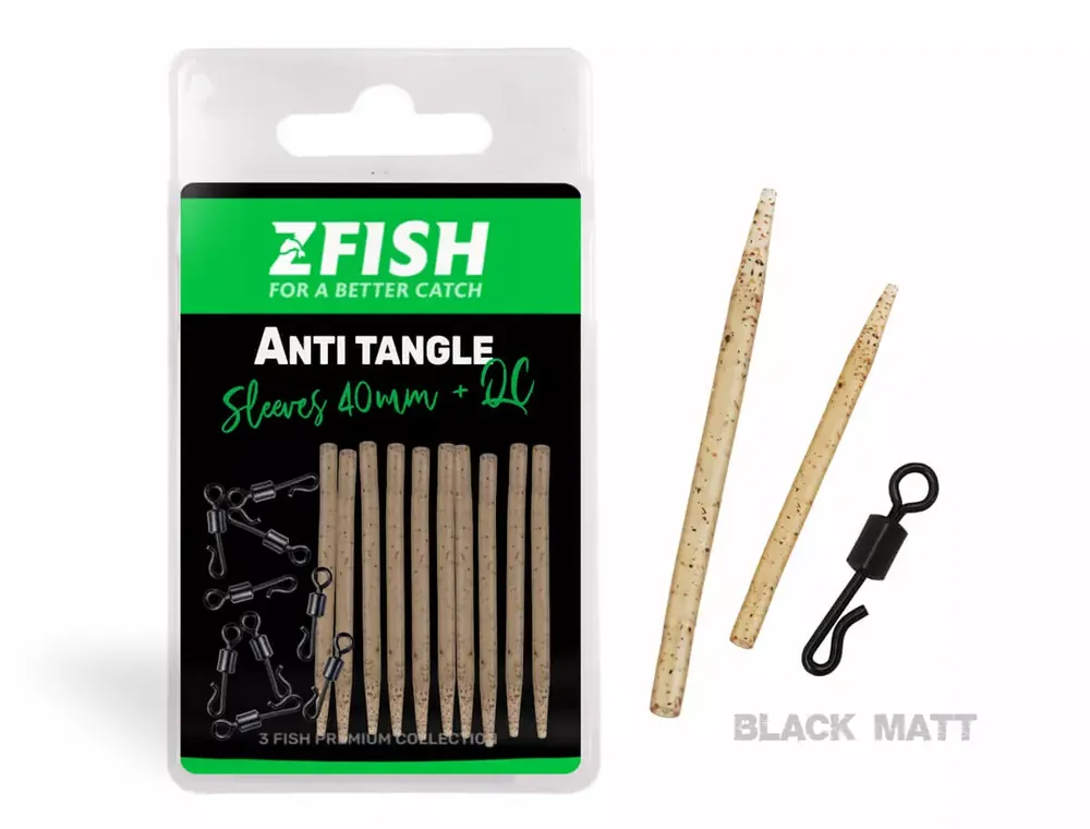 Značkový ZFISH Sada Převleků Anti Tangle SET Sleeves + QC