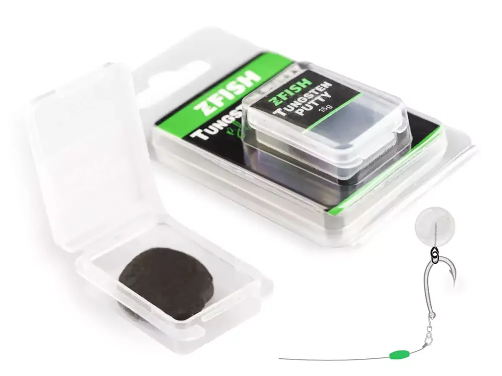 ZFISH Plastické Olovo Tungsten Putty Black Dokud Zásoby Vydrží