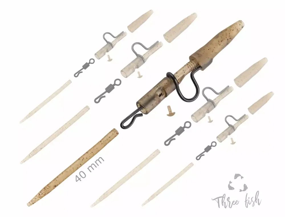 ZFISH Závěska Heavy Duty Clip Complete Pin Set 40 mm Vrácení Zdarma