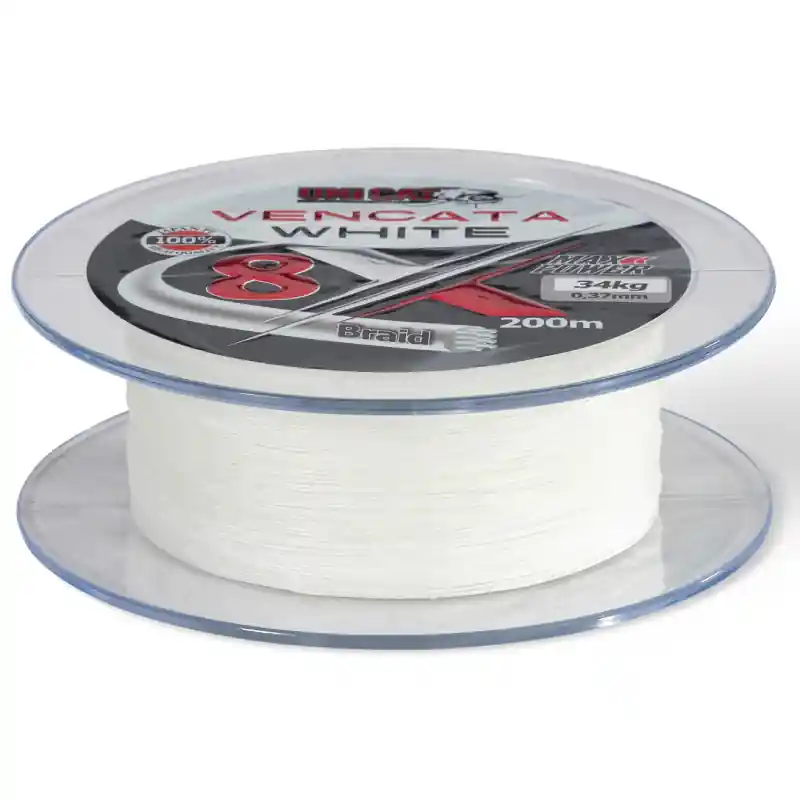SAENGER Uni Cat šňůra Vencata White 8X 200m 0,60mm 57kg Aktuální