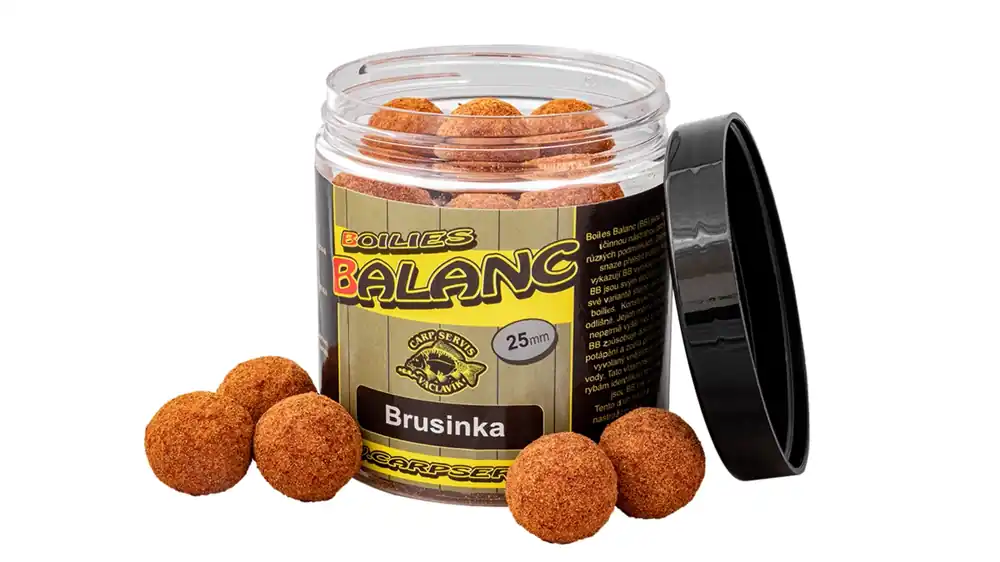 Nejprodávanější CSV Boilies Balanc - 120 g/25 mm/Brusinka