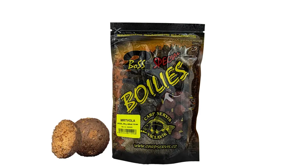 Cenově Výhodný CSV Boilies Boss2 SPECIÁL - 200 g/16 mm/Mrtvola