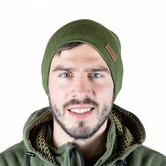 Mikbaits oblečení - Kulich zelený Merino Beanie Přímo Od Výrobce