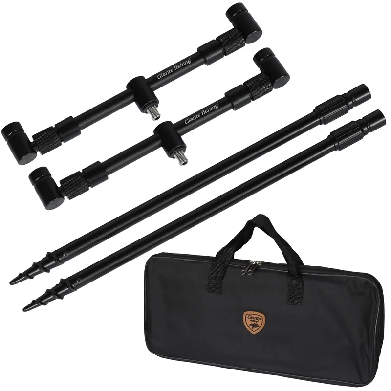 Giants fishing Sada hrazd Gaube Buzzer Bar Set 2 Rods Black Nejlepší Volba