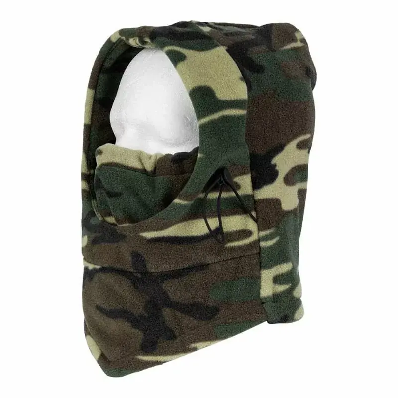 MIL-TEC Kukla balaclava POLAR fleece WOODLAND Víkendová Akce