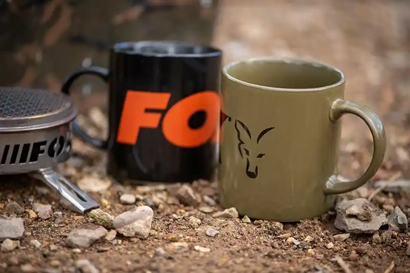 Fox Hrnek Collection Ceramic Mug Black Orange 350 ml AKCE Originální