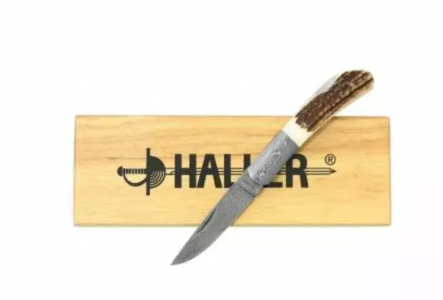 Zavírací nůž Haller 42971 damašek, paroh Nejlepší Cena