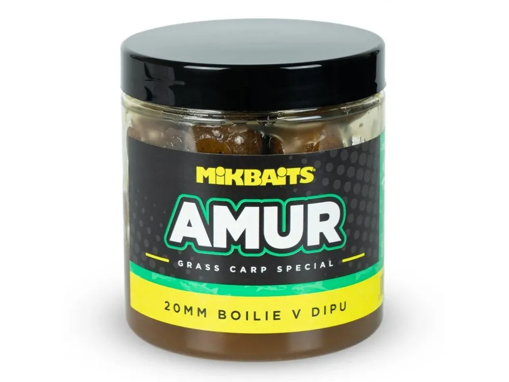 Boilie v dipu Mikbaits Amur Získejte slevu -5% za registraci v e-shopu Top Prodej