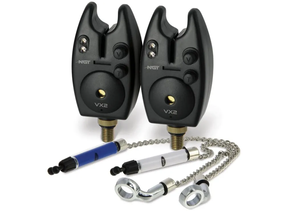 NGT 2x Hlásič Bite Alarm VX2 + 2x Řetízkový Swinger + 2x baterky ZDARMA!!! Přímo Od Výrobce