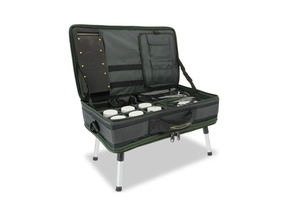 Sezónní Sleva NGT Stolek s Kufrem Carp Bivvy Table System