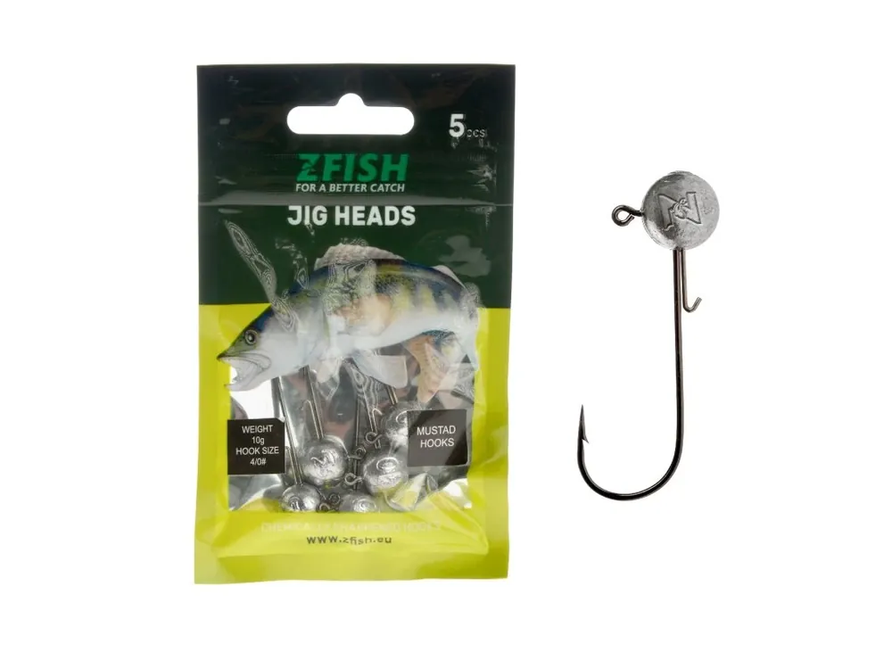 Zfish Jig Head Premium - 5 ks Jen Po Omezenou Doba