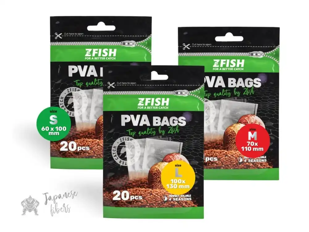 ZFISH PVA Sáčky PVA Bags - 20ks Sezónní Sleva
