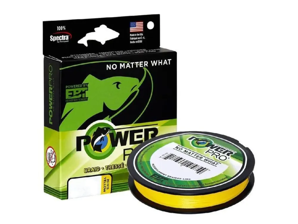 Pletená šňůra PowerPRO Yellow 135m Získejte slevu -5% za registraci v e-shopu Výprodej