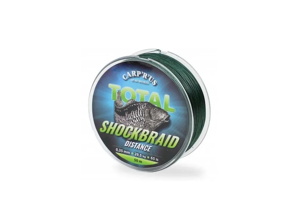 Výprodej Carp´R´Us Šoková šňůra Shock Braid Distance 50m Získejte slevu -5% za registraci v e-shopu