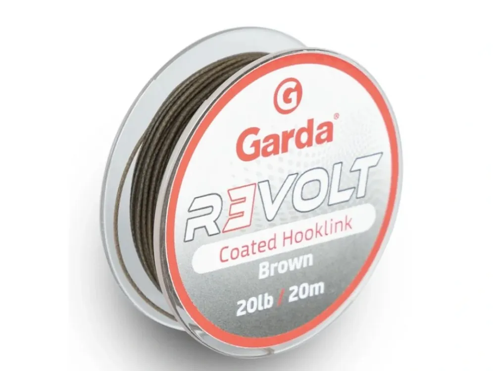 Garda Revolt BROWN potahovaná šňůrka 20m Získejte slevu -5% za registraci v e-shopu Časově Omezené