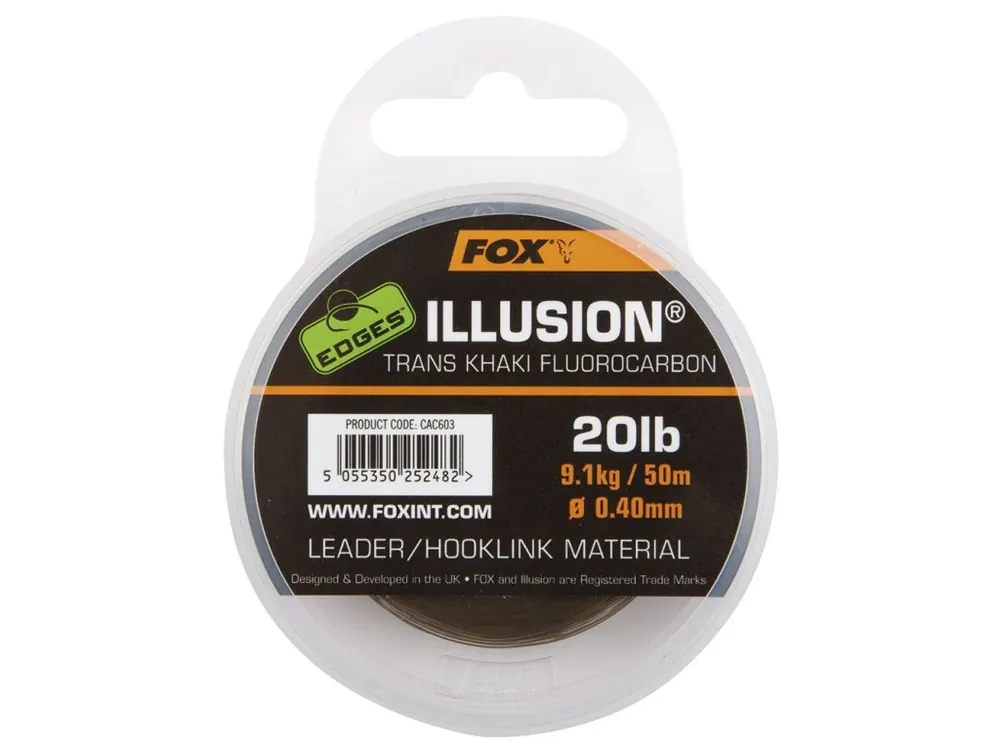 Značkový FOX Illusion Fluorocarbon 30lb 50m Získejte slevu -5% za registraci v e-shopu