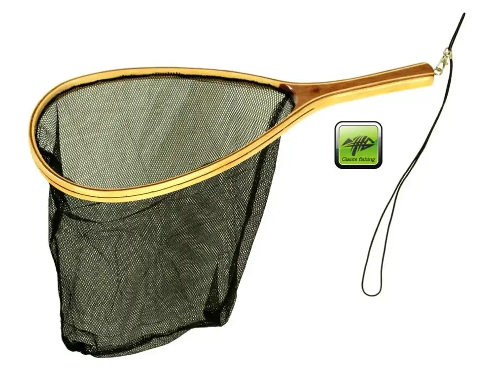 Giants fishing Podběrák Trout Wood Landing Net Zlevněný