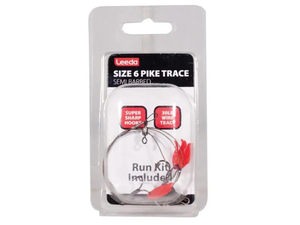 Must-Have Dravcový systémek Leeda Pike Trace Semi-Barbed vel.6