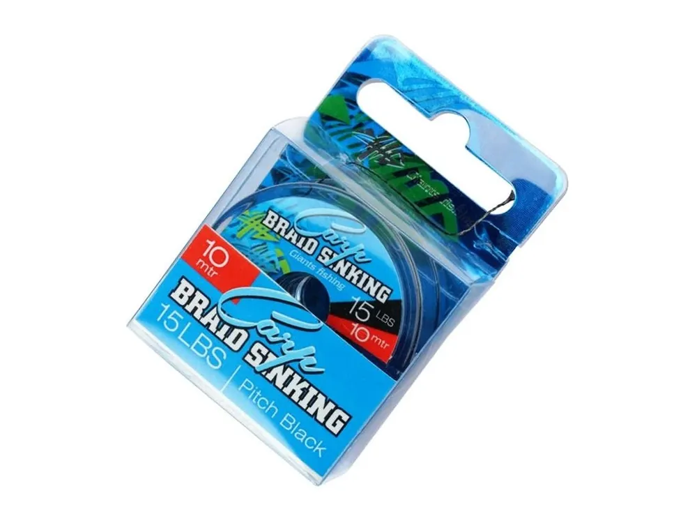 Novinka Giants fishing Splétaná šňůra Carp Braid Sinking 45lbs/10m Pitch Black