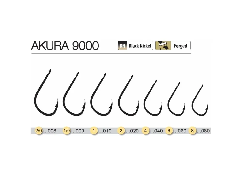 Háčky Trabucco Akura 9000 15ks Omezená Nabídka