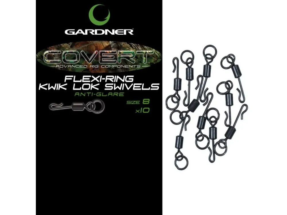 Autentický Gardner Obratlíky Covert Flexi Ring Kwik Lokvel